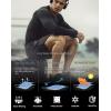 5 or 4 Pack Compression Shirts for Men Long Sleeve Athletic Base Layer Undershirt Gear T Shirt for Workout(Black(g)/Black/White (5 Pack))