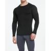 5 or 4 Pack Compression Shirts for Men Long Sleeve Athletic Base Layer Undershirt Gear T Shirt for Workout(Black(g)/Black/White (5 Pack))