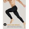 5 or 4 Pack Men’s Thermal Compression Pants Fleece Lined Sports Tights Athletic Leggings Cold Weather Baselayer Winter Gear(4black)