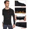 5 or 4 Pack Men’s Thermal Compression Shirt Fleece Lined Long Sleeve Athletic Base Layer Cold Weather Gear Workout Top(5 Crew Neck（black and Blue and Gary）)