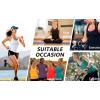 6 or 5 Pack Workout Tank Tops for Women, Athletic Racerback Sports Tank Tops, Compression Sleeveless Dry Fit Shirts(Slim Fit-black/Grey/White/Green/Blue)