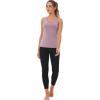 6 or 5 Pack Workout Tank Tops for Women, Athletic Racerback Sports Tank Tops, Compression Sleeveless Dry Fit Shirts(Tight Fit-black/Grey/White/Light Grey/Purple)