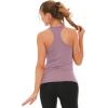 6 or 5 Pack Workout Tank Tops for Women, Athletic Racerback Sports Tank Tops, Compression Sleeveless Dry Fit Shirts(Tight Fit-black/Grey/White/Light Grey/Purple)