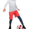 TELALEO 4, 3, 2, 5/1 Pack Boys’ Girls’ Compression Shirts Youth Long Sleeve Undershirt Sports Moisture Wicking Baselayer(2black+2white (4pack))