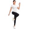 TELALEO 4 Pack Women’s Compression Shirt Long/Short Sleeve Performance Workout Baselayer Athletic Top Gym Sports Gear(2 Long Sleeve+2 Short Sleeve-(2black+2white))
