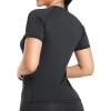 TELALEO 4 Pack Women’s Compression Shirt Long/Short Sleeve Performance Workout Baselayer Athletic Top Gym Sports Gear(Long/Short Sleeve-4black)