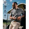 TELALEO 4/5 Pack Mens Polo Shirts Quick Dry Short Sleeve Golf T Shirt Performance Moisture Wicking Casual Workout(Setd(5 Pack)-heather-jujube Red/Blue/Purple/Deep Blue/Black)