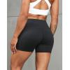 TELALEO 5 Pack 3″/5″ Womens Volleyball Shorts Spandex Compression Shorts Workout Performance High Waist Yoga Biker Shorts(5black(3inch))