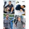 TELALEO 5 Pack Long Sleeve Shirts for Men Quick Dry Moisture Wicking Sun Protection Tee Shirts Workout T Shirts Casual