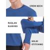 TELALEO 5 Pack Long Sleeve Shirts for Men Quick Dry Moisture Wicking Sun Protection Tee Shirts Workout T Shirts Casual