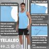 TELALEO 5 Pack Men’s Workout Tank Tops Sleeveless Mesh Muscle Gym Shirt Quick Dry Black/Gray/Charcoal/Navy/Blue(Seta(five Pack))