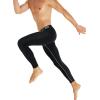 TELALEO 6 or 4 Pack Men’s Compression Pants Leggings Sports Tights Performance Athletic Baselayer Workout Running(Black(4 Pack))