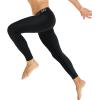 TELALEO 6 or 4 Pack Men’s Compression Pants Leggings Sports Tights Performance Athletic Baselayer Workout Running(Black(6 Pack))