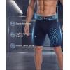 TELALEO 6 or 5 Pack Compression Shorts for Men Spandex Sport Shorts Athletic Workout Running Performance Baselayer Underwear(6 Pack Black/Navy Blue)