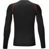 TELALEO Boys Girls Thermal Compression Shirt Youth Long Sleeve Top Fleece Lined Turtle Neck Athletic Base Layer Undershirt(Black/Black(red Lined))