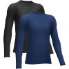 TELALEO 4, 3, 2, 5/1 Pack Boys’ Girls’ Compression Shirts Youth Long Sleeve Undershirt Sports Moisture Wicking Baselayer(Black/Navy)