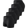 TELALEO 5 Pack 3″/5″ Womens Volleyball Shorts Spandex Compression Shorts Workout Performance High Waist Yoga Biker Shorts(5black(3inch))