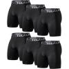 imageTELALEO 6 or 5 Pack Compression Shorts for Men Spandex Sport Shorts Athletic Workout Running Performance Baselayer UnderwearBlack6pcs