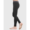 TELALEO Boys Fleece Lined Thermal Compression Leggings Youth Cold Base Layer(3 Black)