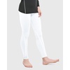 TELALEO Boys Fleece Lined Thermal Compression Leggings Youth Cold Base Layer(Black/White)